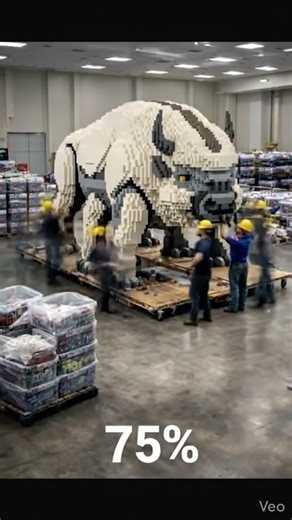 Life-Size LEGO Appa Bison 😲