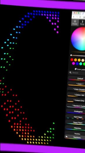 LED Matrix 48x48 PIXELART ANIMATION by ESP32 and Wled