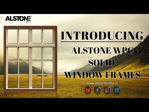 Introducing Alstone WPC Solid Window Frame | Sash Frame For WPC Window Panels