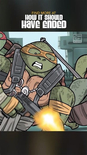 How TMNT Out of the Shadows Should Have Ended #funny #animation #movie #tmnt