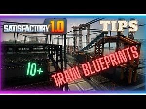 10+ Train, Railway and Infrastructure Blueprints, inspiration in Satisfactory 1.0 | Tips and Tricks