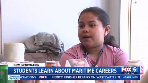 Students learn about maritime careers