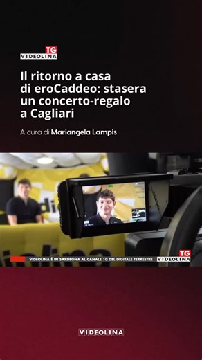VideolinaTV on Instagram: "Torna a casa eroCaddeo: stasera concerto all’Operà music forum, alla Fiera di Cagliari: «Un regalo a chi mi ha sostenuto». Uno speciale in onda Su Radiolina (media partner) Videolina e L’Unione tv. 📝 L’intervista di Mariangela Lampis. #videolina #radiolina#erocaddeo #tgvideolina"