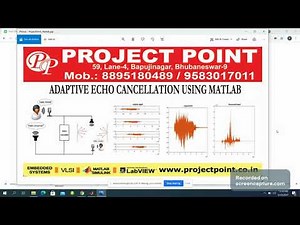 ProjectPoint Echo Cancellation using matlab 8895180489