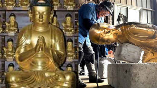 The Art of Creating a Majestic Golden Buddha Statue