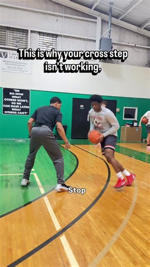 Daryl McCoy | Pro Basketball Trainer | Waco, TX on Instagram: "Most players think the cross step is about stepping across. It’s not. If your hips stay closed, the defender never has to turn. No angle. No advantage. Open your hips ➝ attack the top foot ➝ force the defender to flip. That’s when the cross step becomes a real threat, not a dance. Moves don’t work. Positioning does. 👉If this just changed how you see the cross step… save this. 👉 Most hoopers don’t know this… send this to one of them
