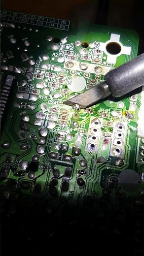 desolder through hole transistor that bend pin better straighten pins firsr