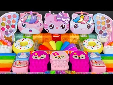 DIY Unicorn & Kitty Rainbow Cloud Slime! 🌈☁️ | How to Make Super Cute Slime | satisfying slime asmr