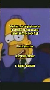 Think You Know The Simpsons? Try This Question Challenge! | Quiz 07 #TheSimpsons #Simpsons #Quiz