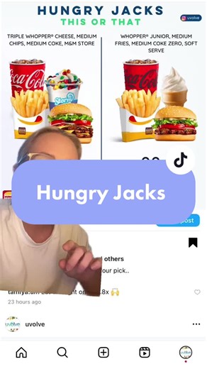 Hungry Jack's Nutritional Comparison: Whopper vs. Junior