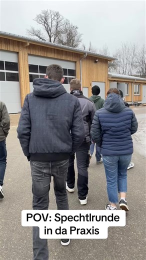 🤔Wos dad ma den sunst? Spechtlrunde in da Praxis - gheat a moi dazua. #lfs #otterbach #praxis