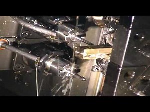 Screw Machine Products on a Tornos Deco 12 Axis CNC Machine