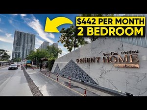 BUDGET 2 Bedroom Condo Tour: Regent Home 28 Bangkok