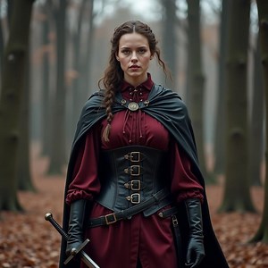 Premium Black Leather Corset | Underbust Medieval Corset Bodice | Leather Gloves | Cosplay Hooded Woolen Cloak |women's Hallowen LARP Outfit - Etsy