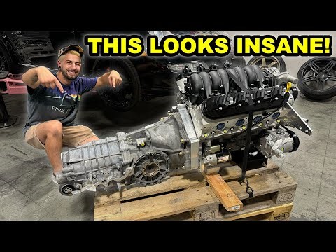 Attaching a BUILT Chevy LS Engine to a Porsche Transmission..
