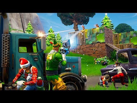 NEW CHRISTMAS UPDATE!! *UNLOCKING EVERYTHING* (Fortnite Battle Royale)