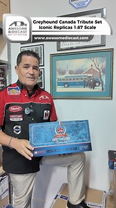 Discover the Greyhound Canada Tribute Set from Iconic Replicas at 1:87 scale—a must-have for diecast collectors! 🚌✨ This set features 5 iconic buses, all for an unbeatable price. Don’t miss out—visit our online store today and add this unique collection to your display! Visit AwesomeDiecast.com now! #IconicReplicas #greyhoundbus #canada #DiecastBus | Awesome Diecast