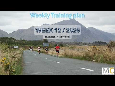 Training Plan: 2026 Week 12 - Building Endurance & Speed