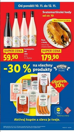Lidl leták 10.11. - 12.11.