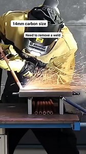 2K views · 1K reactions | Need to remove a weld? Forget grinding, this is how you do it! Perfect #welder #welding #gouging #metalwork #usa #highlights #beginner #foryoupage | Welder Rental | Facebook