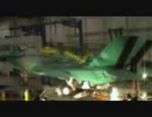 艦載戦闘機F-35Cの落下テスト