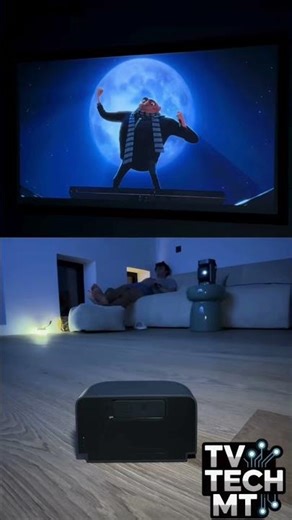 Cinema Anywhere! This Portable Projector Has a Detachable Speaker