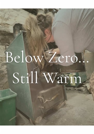 Staying Warm in a Wisconsin Winter Farmhouse