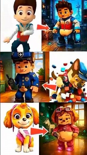 🐾PAW Patrol Rescue World: Marshall, Rubble, Chase, Zuma, Rocky and Skye & Ryder #aishorts #pawpatrol