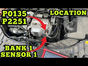 Ford P0135 P2251 O2 Oxygen Sensor Short Circuit (Bank 1 Sensor 1) Location