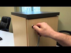 How To Unlock a Key Captive Lock Operation