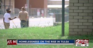 Tulsa's homeless population spikes, shelters looking for solution