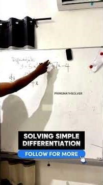 Differentiation made easy in Maths.