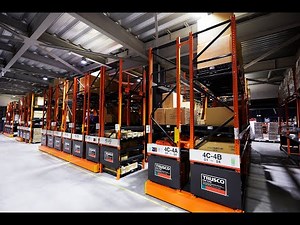 電動式移動パレットラック