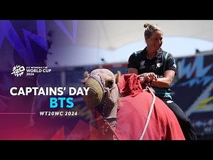 Behind the scenes of Captains' Day at WT20WC 2024