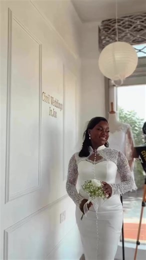 The unveiling of civil wedding dresses #bellanaijaweddings #beautifulbrideoutfitjos #jos