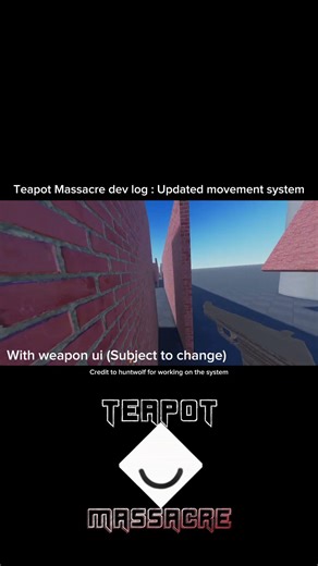 Teapot Massacre dev log : Movement system #devlog #gaming #roblox #robloxfyp