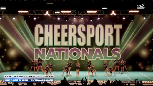 Express Cheer - Extravagance [2026 L2 Youth - Small - A Day 2] 2026 CHEERSPORT National All Star Cheerleading Championship
