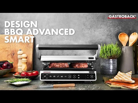 Gastroback 42542 Design BBQ Advanced Smart Kontaktgrill Tischgrill