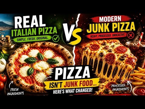 How Pizza Became Junk Food? The Real Truth 🍕