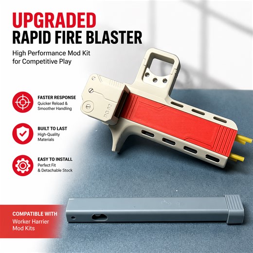UPGRADED RAPID FIRE BLASTER High Performance Mod Kit for Competitive P