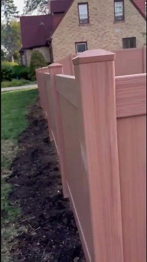 Bufftech Composite Fence Install #fencecontractor #fencelife #fencebuild #fencer