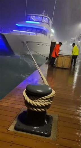 Mooring Line Snap Shocks Dock Workers