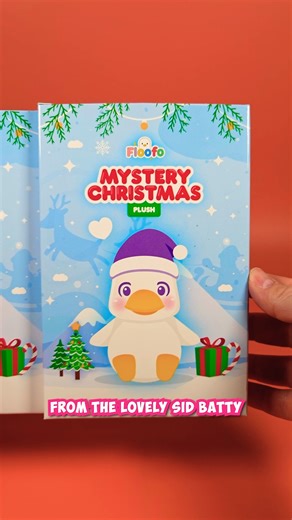 ASMR Unboxing Floofo Mystery Christmas Plush Blind Boxes 🎧 Is That Sid Batty’s Duck Quack?! 🦆 #plush