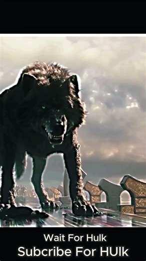 Hulk VS Wolf Fight Scene #short #hulk #animal #youtubeshorts