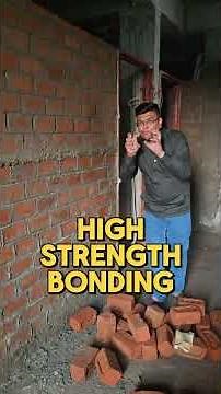 Why We Cut Grooves in Brick Work | High Strength Plastering | Site Execution Tips #civil