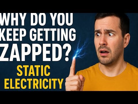Why You Keep Getting ZAPPED! (Static Electricity )