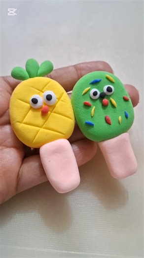 DIY idea 💞 How to make easily ice-Cream 🍦🍦 with super clay #trend #funny #clay #music #clay #craft