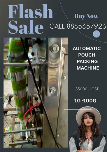 Automatic pouch packing machine Hyderabad 1g to 100g Rs 85000+ GST #youtubeshorts #packingmachine