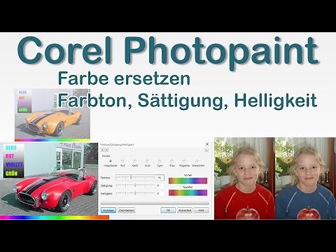 Corel Photopaint, replace color