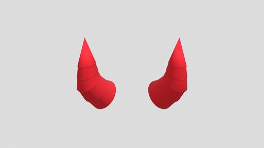 Devil Horns - Download Free 3D model by wewwuworks (@Ensign_Crusher)